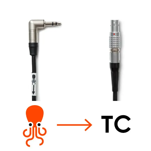 Tentacle Kabel Tentacle to Lemo 5-Pin 3.5mm jack til 5-Pin Lemo 40cm 