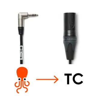 Tentacle Kabel Tentacle to XLR Adapter 3.5mm jack til XLR Male 30 cm