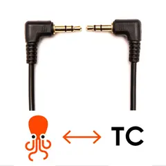 Tentacle Kabel Tentacle to DSLR 3.5mm jack 90&#176; til 3.5mm Jack 90&#176; 30cm