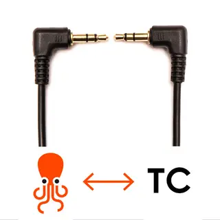 Tentacle Kabel Tentacle to DSLR 3.5mm jack 90&#176; til 3.5mm Jack 90&#176; 30cm