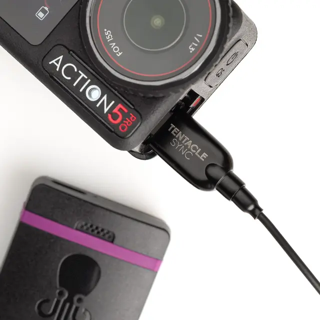 Tentacle til Micro-USB Timecode Cable Til bl.a DJI Osmo Action og Insta360  X5 