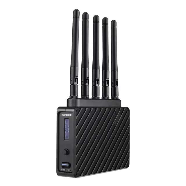 Teradek Bolt 6 LT 750 RX V-Mount 4K-30 Trådløs Mottager med V-Mount plate 