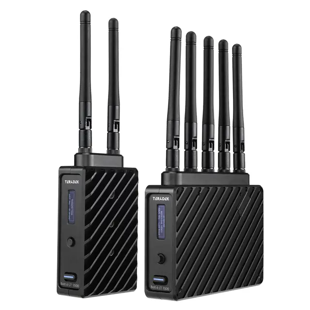 Teradek Bolt 6 LT 1500 TX/RX Deluxe Set 4K-30 Trådløs Sender og Mottager V-Mount 