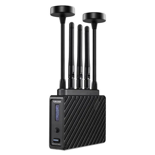 Teradek Bolt 6 LT MAX RX V-Mount 4K-30 Trådløs Mottager med V-Mount plate 