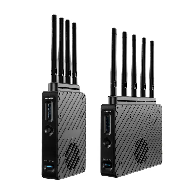 Teradek Bolt 6 XT 750 12G-SDI/HDM Deluxe 4K-60 TX/RX Deluxe Kit V-Mount 
