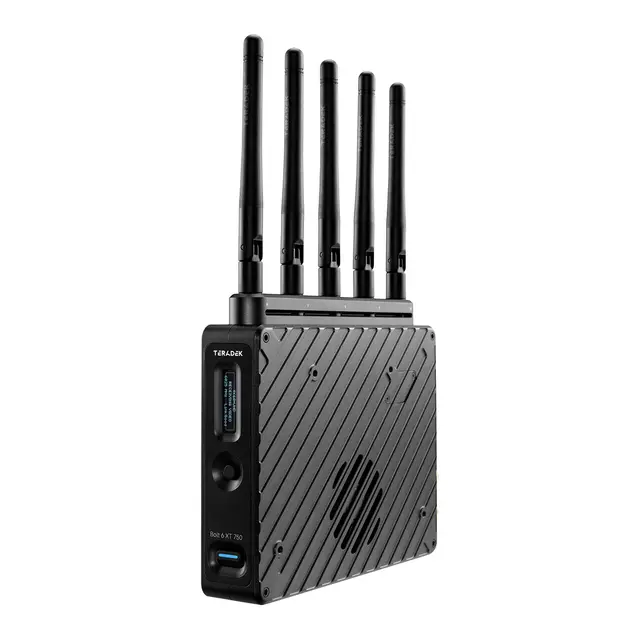 Teradek Bolt 6 XT 750 12G-SDI/HDMI RX 4K-60 Trådløs Mottager med V-Mount plate 