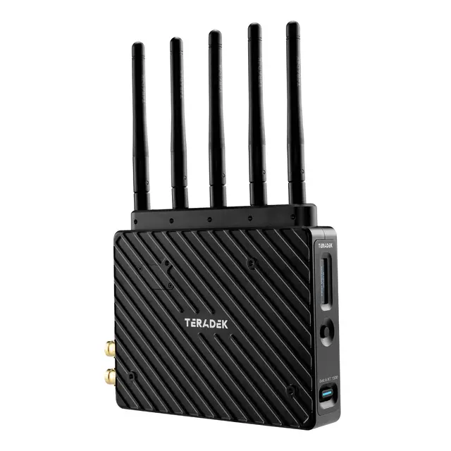 Teradek Bolt 6 XT 1500 12G-SDI/HDMI RX 4K-60 Trådløs Mottager med V-Mount plate 