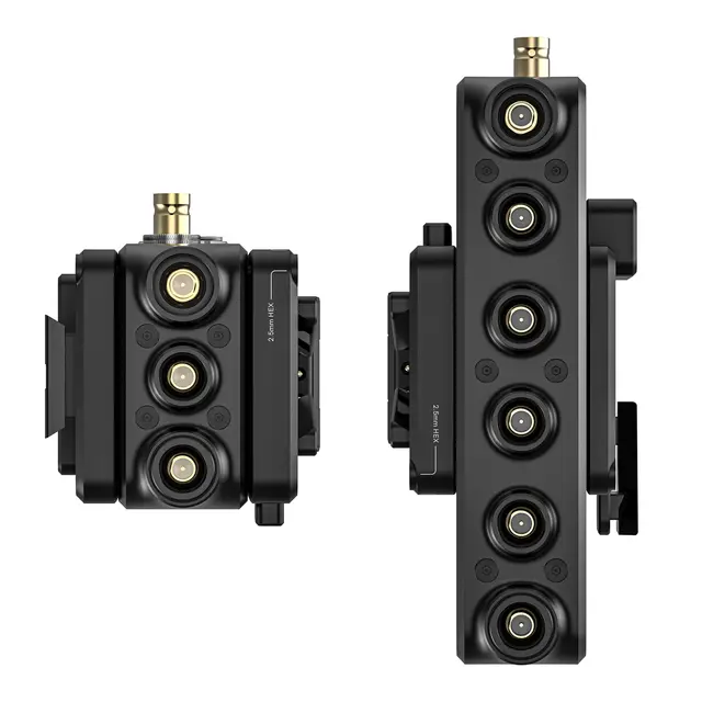 Teradek Bolt 7 MAX 12G-SDI/HDMI TX/RX Deluxe Set. 2 x V-Mount Battery Cradles 