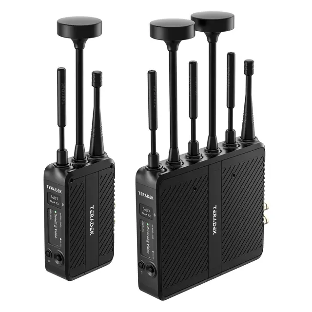Teradek Bolt 7 MAX 12G-SDI/HDMI TX/RX No battery cradles 