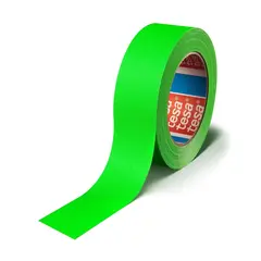 Tesa Tape 50mm Flouriserende Gr&#248;nn Gr&#248;nn Gaffa. 50mm x 25meter