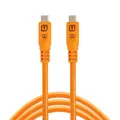 Tether Tools TetherPro Optima 10G 3,0m 3,0m. USB-C. Rett til Rett. Oransje