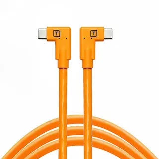 TetherPro USB-C til USB-C 4,6m Vinklet 2 4,6 m. 2x Vinklede plugger