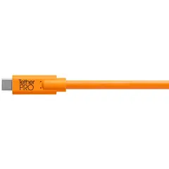 TetherPro USB-C till USB Mini B 5 Pin USB-C 4,6 m orange kabel