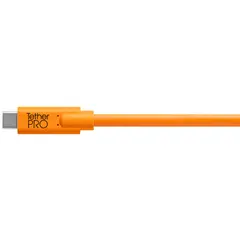 TetherPro USB-C till USB Mini B 5 Pin USB-C 4,6 m orange kabel