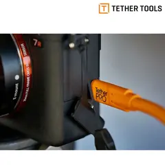 TetherPro USB-C to 2.0 Mini-B 8- Pin Ora USB-C 4,6 m orange kabel