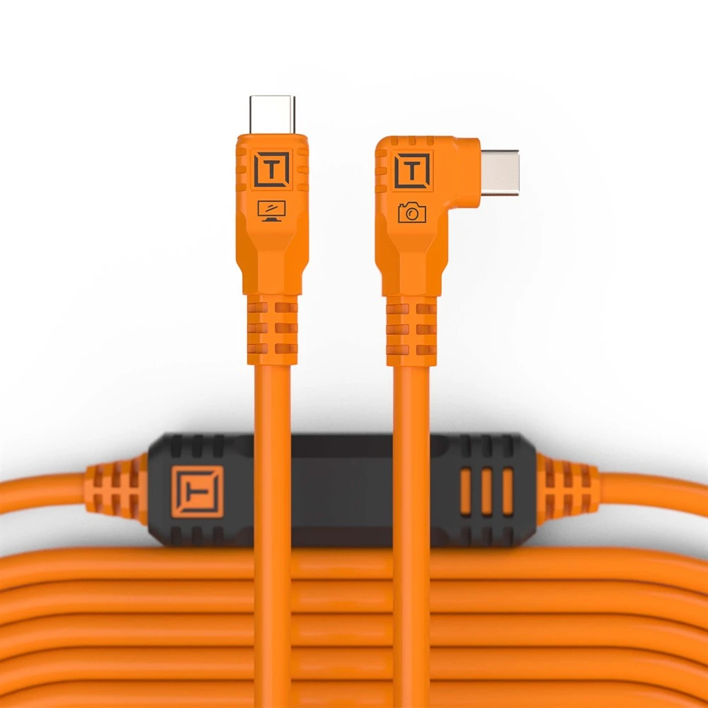 TetherPro USB-C till USB-C 9,4m Oransje 9,4 m Orange Tether Tools Premium