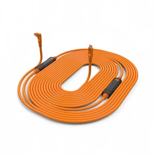 TetherPro USB-C till USB-C 9,4m Oransje 9,4 m Orange Tether Tools Premium 