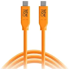 TetherPro USB-C til USB-C 3m Orange 3m  USB-C orange kabel