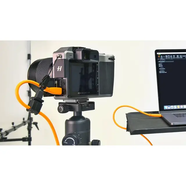 TetherPro USB-C til USB-C 3m Orange 3m  USB-C orange kabel 