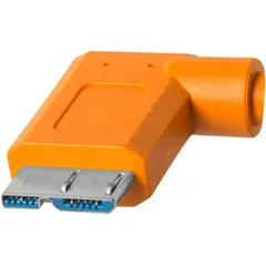 TetherPro USB-C to 3.0 Micro-B 4.6 m Ora USB-C - VINKLET Micro B. Orange kabel