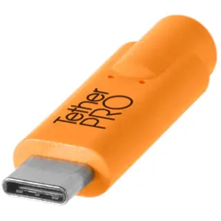TetherPro USB-C Male B 4.6m Orange USB-C 4,6 m orange kabel Pinter/Skanner