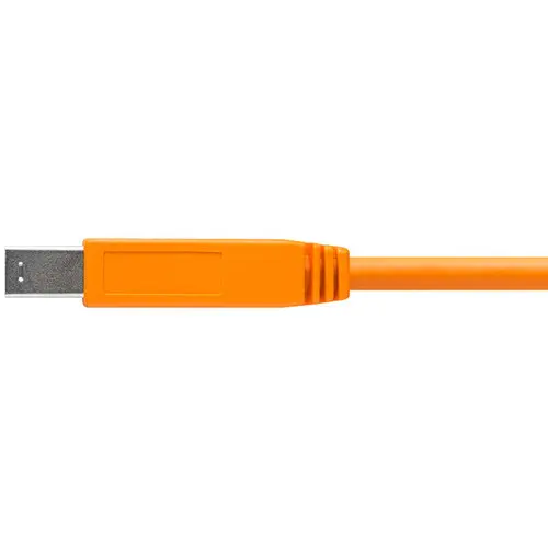 TetherPro USB-C Male B 4.6m Orange USB-C 4,6 m orange kabel Pinter/Skanner 