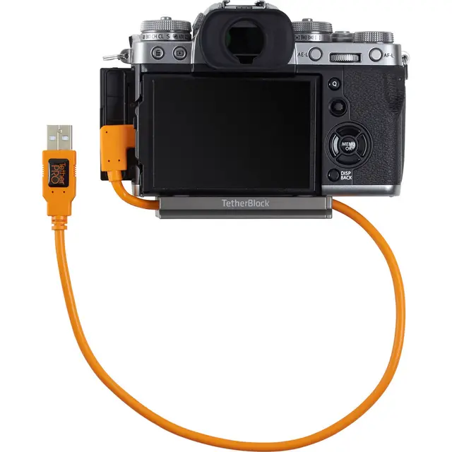 TetherPro USB-C til USB 3.0 Vinklet 50cm USB-C vinklet. 50cm orange kabel 