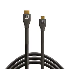 TetherPro Mini-HDMI til HDMI 2.0 4.6 m 4,6 m HDMI kabel. Sort