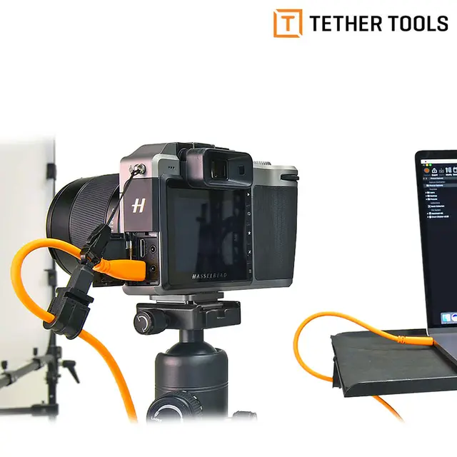 TetherPro USB-C till USB Micro-B 5 Pin USB-C 4,6 m orange kabel 