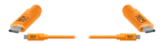 TetherPro USB-C til USB-C 4.6 m Orange USB-C 4,6 m Orange kabel 