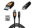TetherPro USB-C til USB 3.0 4,6m 4,6 m Sort USB kabel. Sort