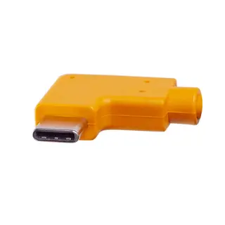TetherPro USB-C til USB 3.0 Vinklet 50cm USB-C vinklet. 50cm orange kabel