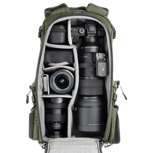 Think Tank Mindshift BackLight 18L Green 18L Fotoryggsekk. Montane Green 