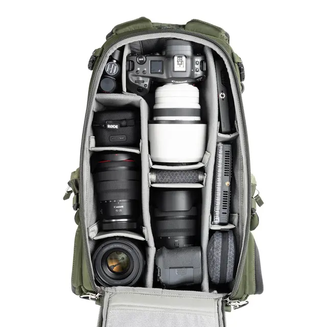 Think Tank Mindshift Backlight 26L Green 26L. Photo Daypack. Montane Green 