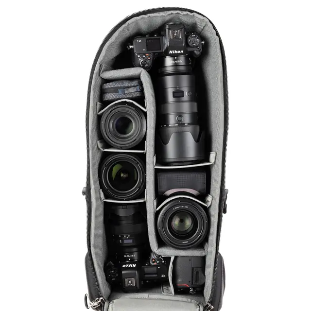 Think Tank Mindshift BackLight 32L Long Lens Backpack. Slate Black 