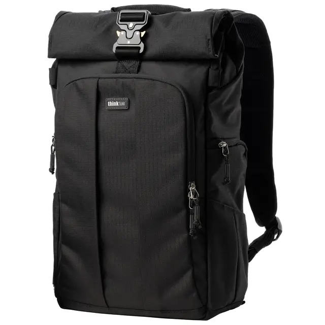 Think Tank FocusPoint 22L Rolltop BP Camera backpack. Asphalt Black 
