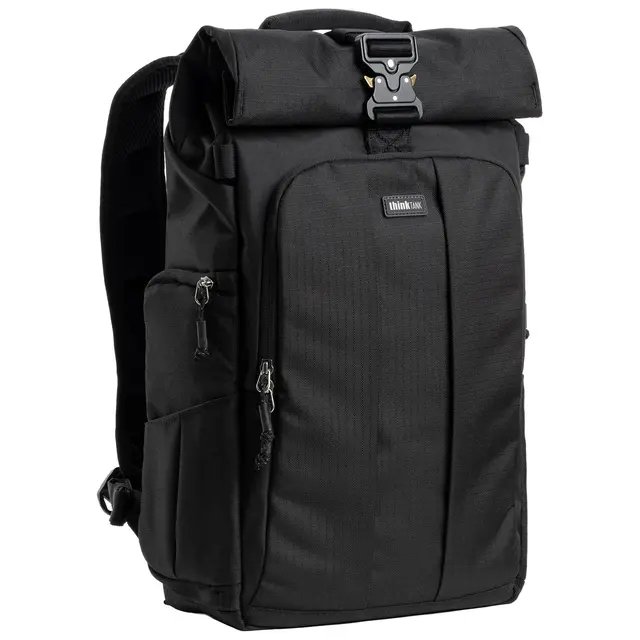 Think Tank FocusPoint 22L Rolltop BP Camera backpack. Asphalt Black 