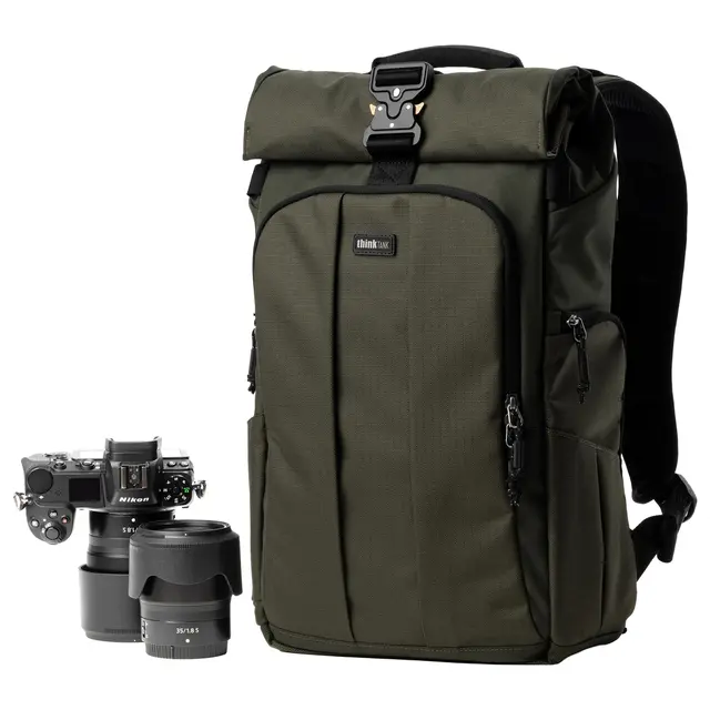 Think Tank FocusPoint 22L Rolltop BP Camera backpack. Greenway 