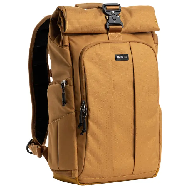 Think Tank FocusPoint 22L Rolltop BP Camera backpack. Golden Hour 