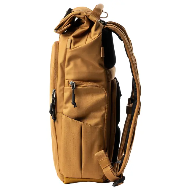 Think Tank FocusPoint 22L Rolltop BP Camera backpack. Golden Hour 