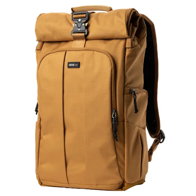Think Tank FocusPoint 30L Rolltop BP Camera backpack. Golden Hour 