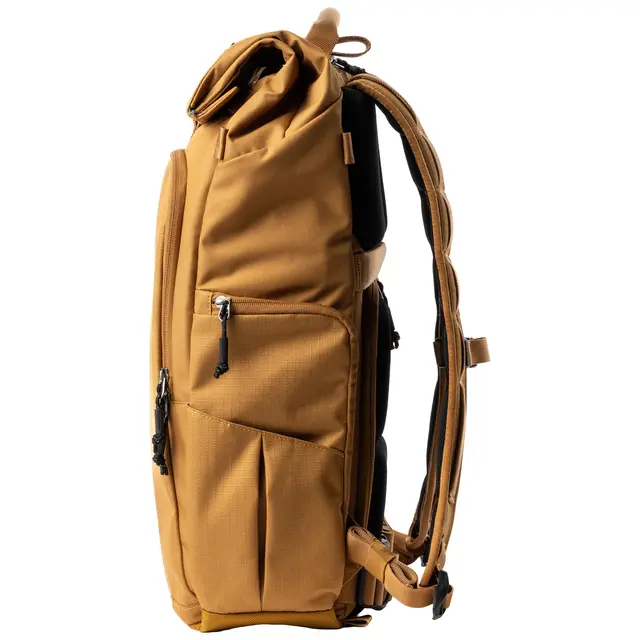 Think Tank FocusPoint 30L Rolltop BP Camera backpack. Golden Hour 