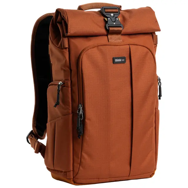 Think Tank FocusPoint 22L Rolltop BP Camera backpack. Urban Rust 