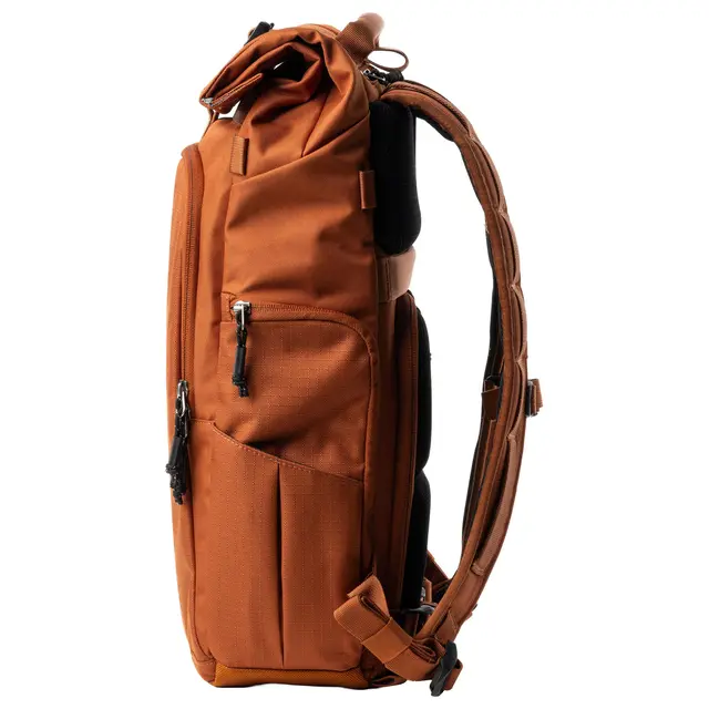 Think Tank FocusPoint 22L Rolltop BP Camera backpack. Urban Rust 