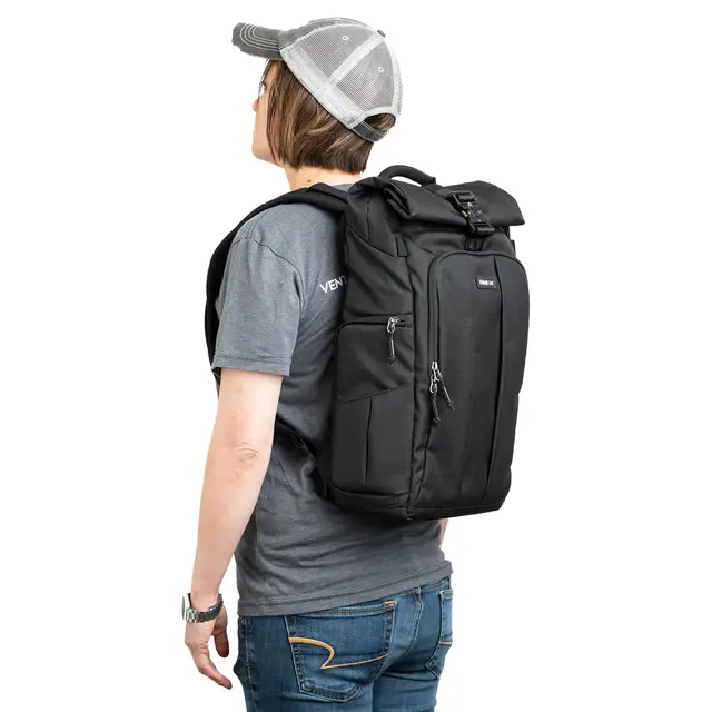 Think Tank FocusPoint 22L Rolltop BP Camera backpack. Urban Rust 