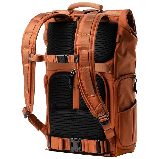 Think Tank FocusPoint 30L Rolltop BP Camera backpack. Urban Rust 
