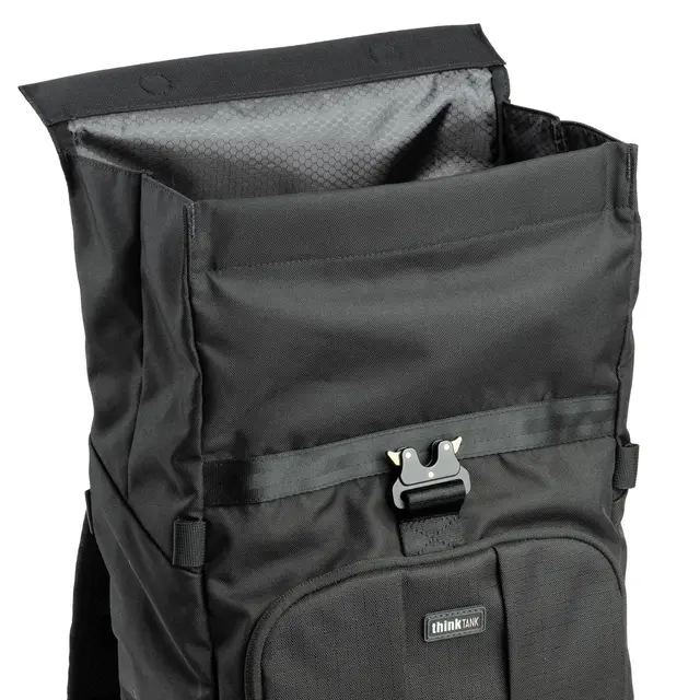 Think Tank FocusPoint 30L Rolltop BP Camera backpack. Golden Hour 
