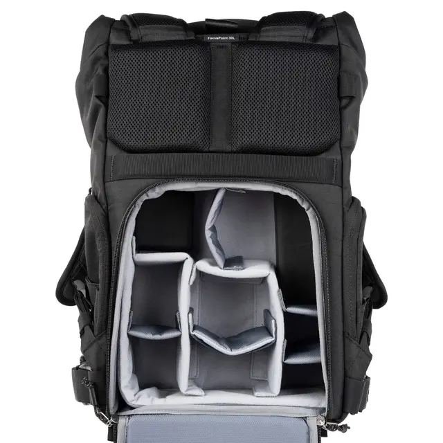Think Tank FocusPoint 30L Rolltop BP Camera backpack. Golden Hour 