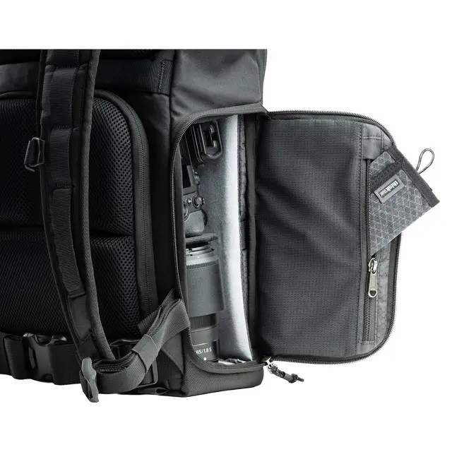 Think Tank FocusPoint 30L Rolltop BP Camera backpack. Golden Hour 