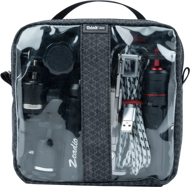 Think Tank Cable Management 20 V3.0 Blue/Clear